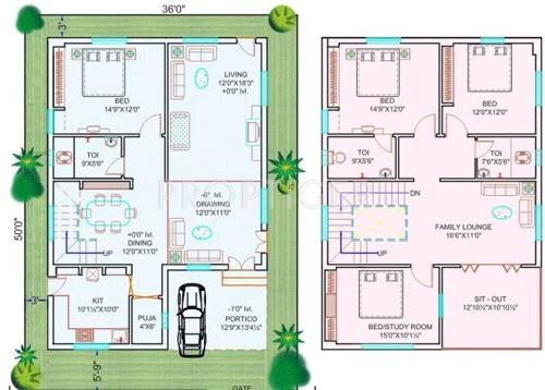 SRR Ridge (4BHK+3T (2,600 sq ft) 2600 sq ft)
