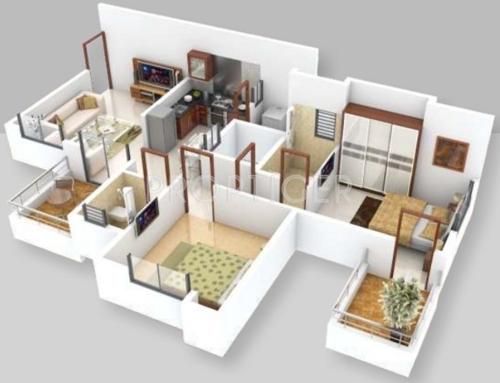 Right Anisha Enclave (2BHK+2T (928 sq ft) 928 sq ft)
