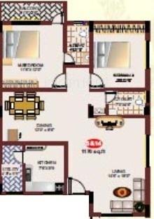 Pariwar Presidency (2BHK+2T (1,170 sq ft) 1170 sq ft) Pariwar Presidency (2BHK+2T (1,170 sq ft) 1170 sq ft)