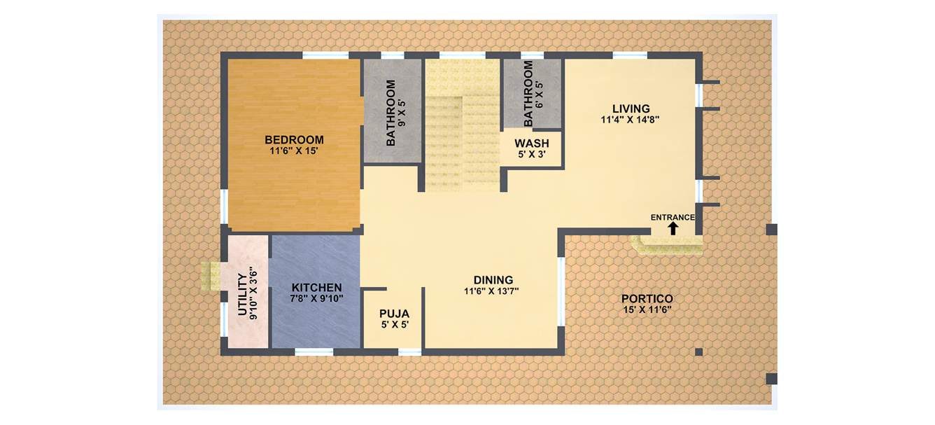 Saket Swarna Villas (3BHK+4T (2,439 sq ft) + Study Room 2439 sq ft)