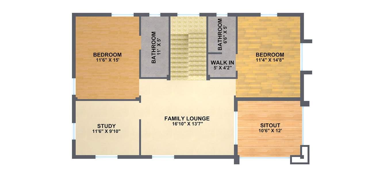 Saket Swarna Villas (3BHK+4T (2,439 sq ft) + Study Room 2439 sq ft)