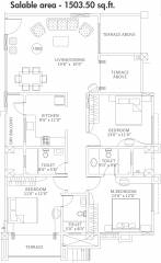 KUL Sophronia (3BHK+3T (1,504 sq ft) 1504 sq ft)