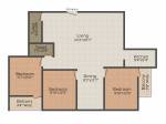Naresh Swapnotari Residency (3BHK+2T (1,505 sq ft) 1505 sq ft)