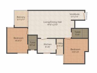 Life SRV (2BHK+2T (1,348 sq ft) 1348 sq ft) Life SRV (2BHK+2T (1,348 sq ft) 1348 sq ft)