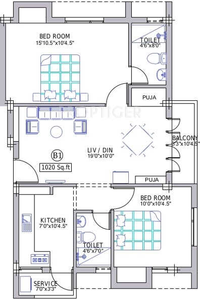 Priams Padmalaya (2BHK+2T (1,020 sq ft) 1020 sq ft) Priams Padmalaya (2BHK+2T (1,020 sq ft) 1020 sq ft)