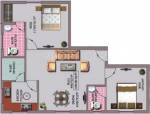 Cosy Enclave (2BHK+2T (1,056 sq ft) 1056 sq ft)
