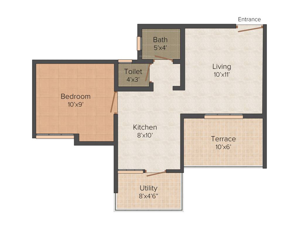Shri Sai Hills (1BHK+1T (567 sq ft) 567 sq ft)