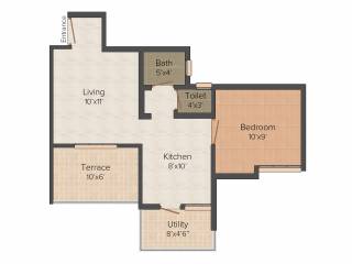 Shri Sai Hills (1BHK+1T (584 sq ft) 584 sq ft)