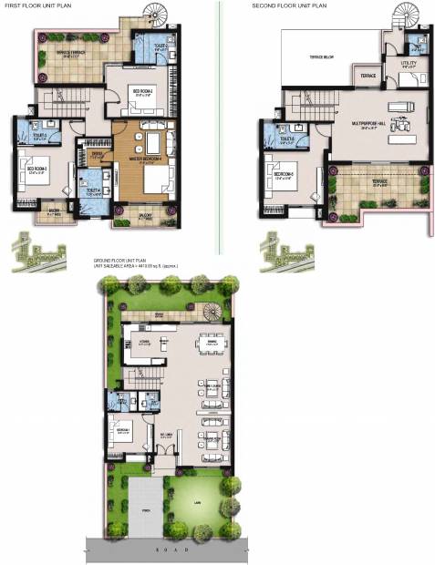 Ansal Heights II Villas (5BHK+5T (4,410 sq ft) 4410 sq ft)