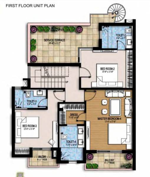 First Floor Plan heights-ii-villas Floor Plan First Floor Plan