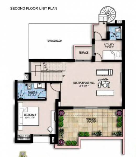 Second Floor Plan heights-ii-villas Floor Plan Second Floor Plan