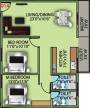 Sri Windermere (2BHK+2T (1,062 sq ft) 1062 sq ft) Sri Windermere (2BHK+2T (1,062 sq ft) 1062 sq ft)