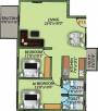 Sri Windermere (2BHK+2T (1,219 sq ft) 1219 sq ft) Sri Windermere (2BHK+2T (1,219 sq ft) 1219 sq ft)