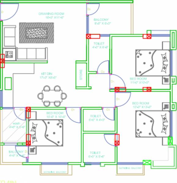Shreeji Ananta Residency (3BHK+3T (2,000 sq ft) 2000 sq ft) Shreeji Ananta Residency (3BHK+3T (2,000 sq ft) 2000 sq ft)