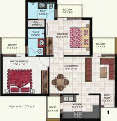 Gillco Parkhills (2BHK+2T (1,075 sq ft) 1075 sq ft) Gillco Parkhills (2BHK+2T (1,075 sq ft) 1075 sq ft)