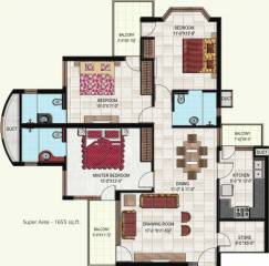 Gillco Parkhills (3BHK+3T (1,655 sq ft) 1655 sq ft) Gillco Parkhills (3BHK+3T (1,655 sq ft) 1655 sq ft)