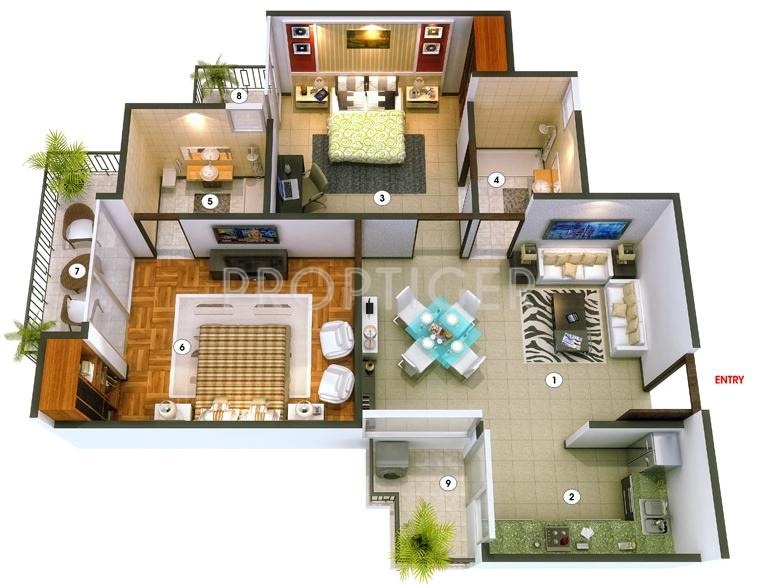 Nitya Homes (2BHK+2T (1,010 sq ft) + Pooja Room 1010 sq ft)