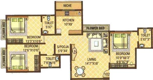 Swastik Value Heights (3BHK+3T (1,790 sq ft) 1790 sq ft)