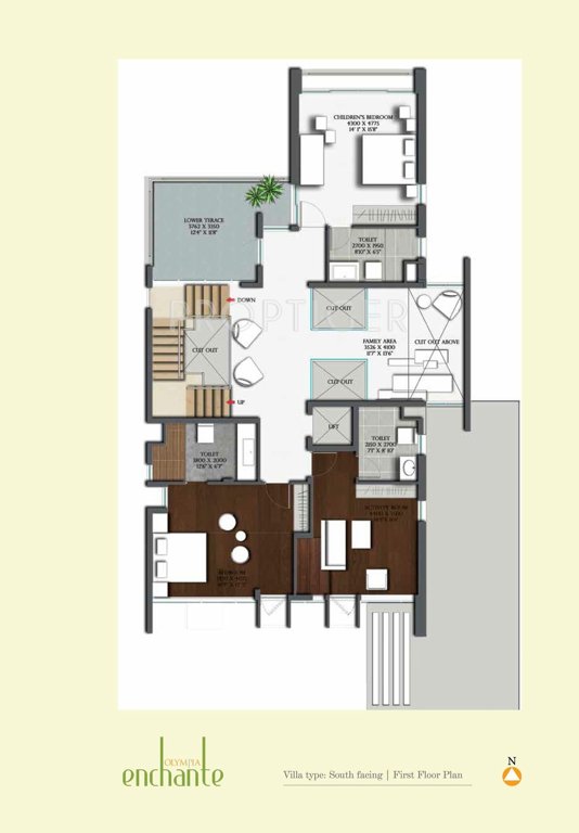 Olympia Enchante (5BHK+5T (6,150 sq ft) 6150 sq ft)