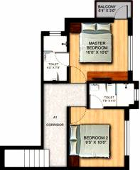 Bluewall Tulay Residency (3BHK+3T (1,380 sq ft) + Pooja Room 1380 sq ft) Bluewall Tulay Residency (3BHK+3T (1,380 sq ft) + Pooja Room 1380 sq ft)