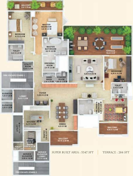 ETA Beau Monde (4BHK+4T (5,347 sq ft) Servant Room 5347 sq ft) ETA Beau Monde (4BHK+4T (5,347 sq ft) Servant Room 5347 sq ft)