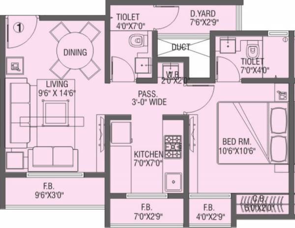  hatkesh-heights Floor Plan Floor Plan