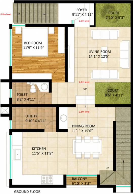 Woodshire Emerson Park (4BHK+4T (2,776 sq ft) 2776 sq ft)