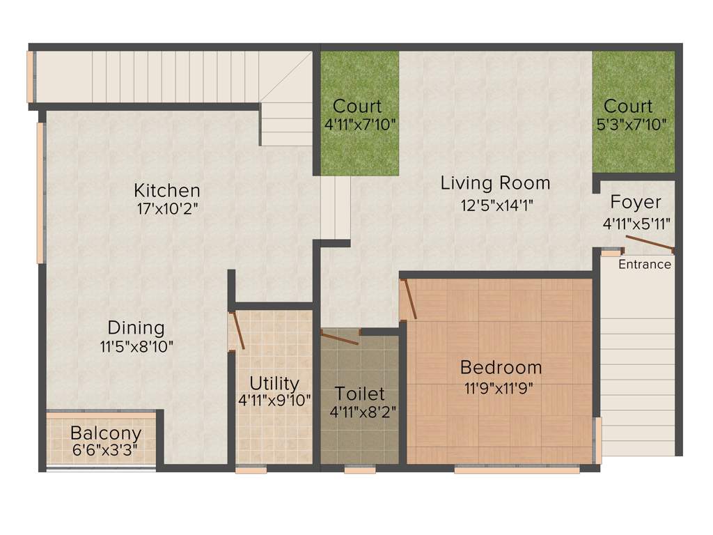 Woodshire Emerson Park (3BHK+4T (2,842 sq ft) 2842 sq ft)