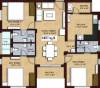 Rajkham Silver Crest (3BHK+3T (1,407 sq ft) 1407 sq ft)