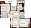 Rajkham Silver Crest (2BHK+2T (1,091 sq ft) 1091 sq ft)