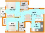 VGN Royale (2BHK+2T (670 sq ft) 670 sq ft)