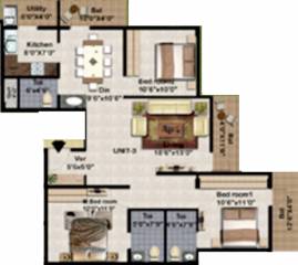 Tirumala In Luxuria (3BHK+3T (1,520 sq ft) 1520 sq ft) Tirumala In Luxuria (3BHK+3T (1,520 sq ft) 1520 sq ft)