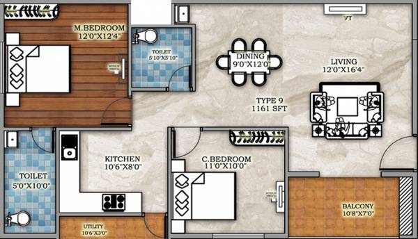 Guru Akshitha (2BHK+2T (1,161 sq ft) 1161 sq ft) Guru Akshitha (2BHK+2T (1,161 sq ft) 1161 sq ft)