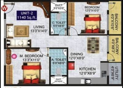  kamala-residency Floor Plan Floor Plan