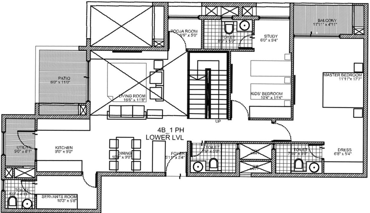 Assetz Lumos (4BHK+5T (4,205 sq ft) 4205 sq ft)