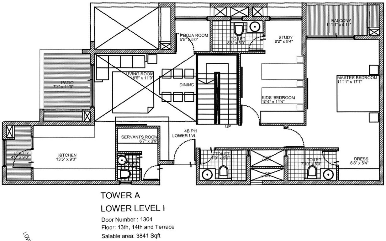 Assetz Lumos (4BHK+6T (3,841 sq ft) 3841 sq ft)
