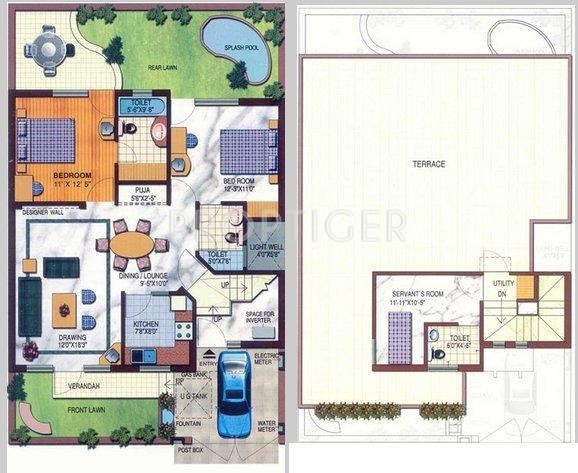 Today Homes Today Villas (2BHK+3T (1,475 sq ft) + Servant Room 1475 sq ft)