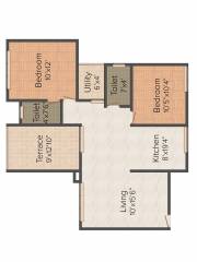 Ashish Ecstasy (2BHK+2T (1,035 sq ft) 1035 sq ft) Ashish Ecstasy (2BHK+2T (1,035 sq ft) 1035 sq ft)