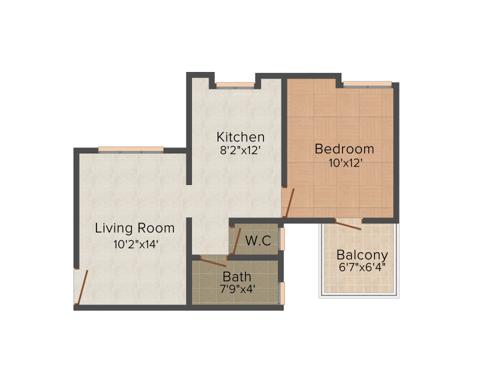 Sri Nandadeep (1BHK+1T (560 sq ft) 560 sq ft) Sri Nandadeep (1BHK+1T (560 sq ft) 560 sq ft)