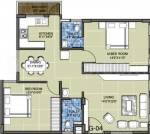 Columbia Gr Residency (2BHK+2T (996 sq ft) 996 sq ft) Columbia Gr Residency (2BHK+2T (996 sq ft) 996 sq ft)