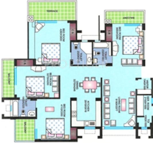 Reputed Shivani Apartment (4BHK+4T (2,400 sq ft) 2400 sq ft)