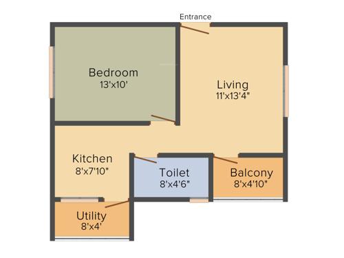 Keystone Sai Prithvi Elite (1BHK+1T (660 sq ft) 660 sq ft) Keystone Sai Prithvi Elite (1BHK+1T (660 sq ft) 660 sq ft)