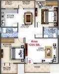 Baldota Elegant (2BHK+2T (1,355 sq ft) 1355 sq ft)