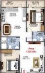 Baldota Elegant (2BHK+2T (1,235 sq ft) 1235 sq ft)