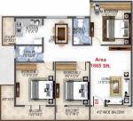 Baldota Elegant (3BHK+2T (1,665 sq ft) 1665 sq ft)