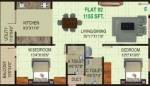 Sai Mega Samruddhi (2BHK+2T (1,155 sq ft) 1155 sq ft)