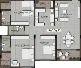 Carbon Nethaniah (3BHK+2T (1,745 sq ft) 1745 sq ft) Carbon Nethaniah (3BHK+2T (1,745 sq ft) 1745 sq ft)