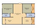 Opera Spring Leaf (2BHK+2T (1,240 sq ft) + Study Room 1240 sq ft) Opera Spring Leaf (2BHK+2T (1,240 sq ft) + Study Room 1240 sq ft)