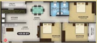 Sri Balaji Builders Paradise (3BHK+2T (1,428 sq ft) 1428 sq ft) Sri Balaji Builders Paradise (3BHK+2T (1,428 sq ft) 1428 sq ft)