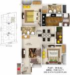 Nahar Jaishree (2BHK+2T (1,135 sq ft) 1135 sq ft)